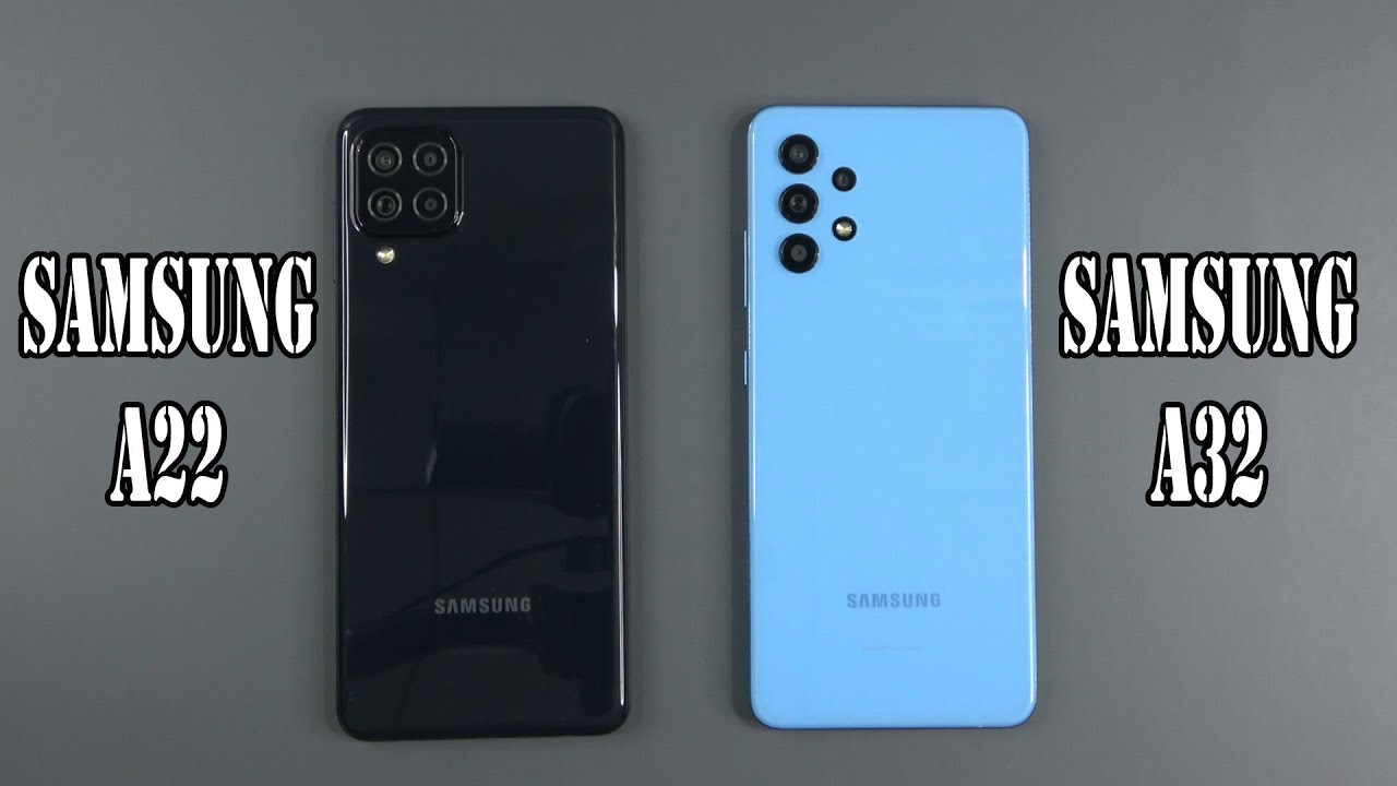 Samsung Galaxy A22 vs Samsung Galaxy A32 | SpeedTest and Camera comparison