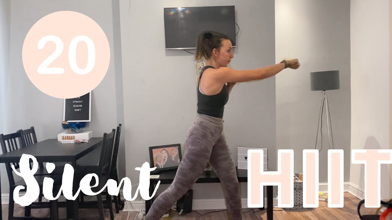 SILENT 20 MINUTE HIIT // UNI ROOM WORKOUT // LOW IMPACT & NO NOISE // No equipment & FULL BODY