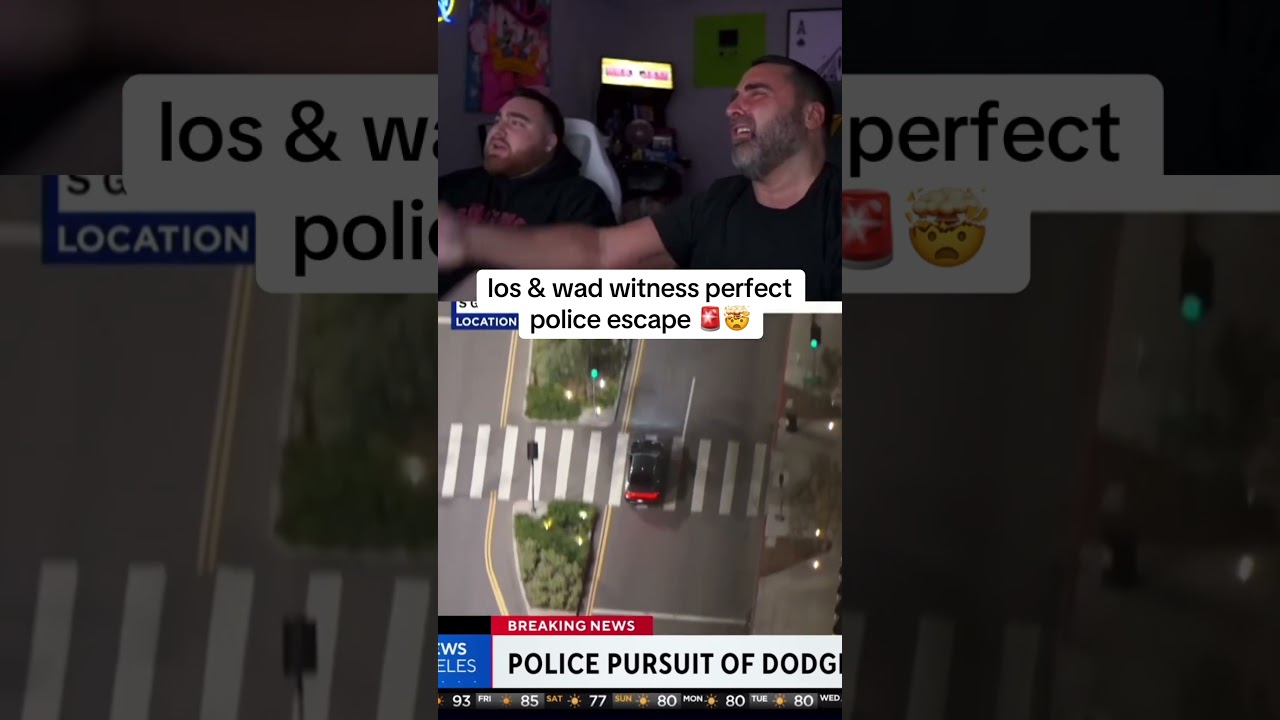 los & wad witness perfect police escape 🚨🤯 