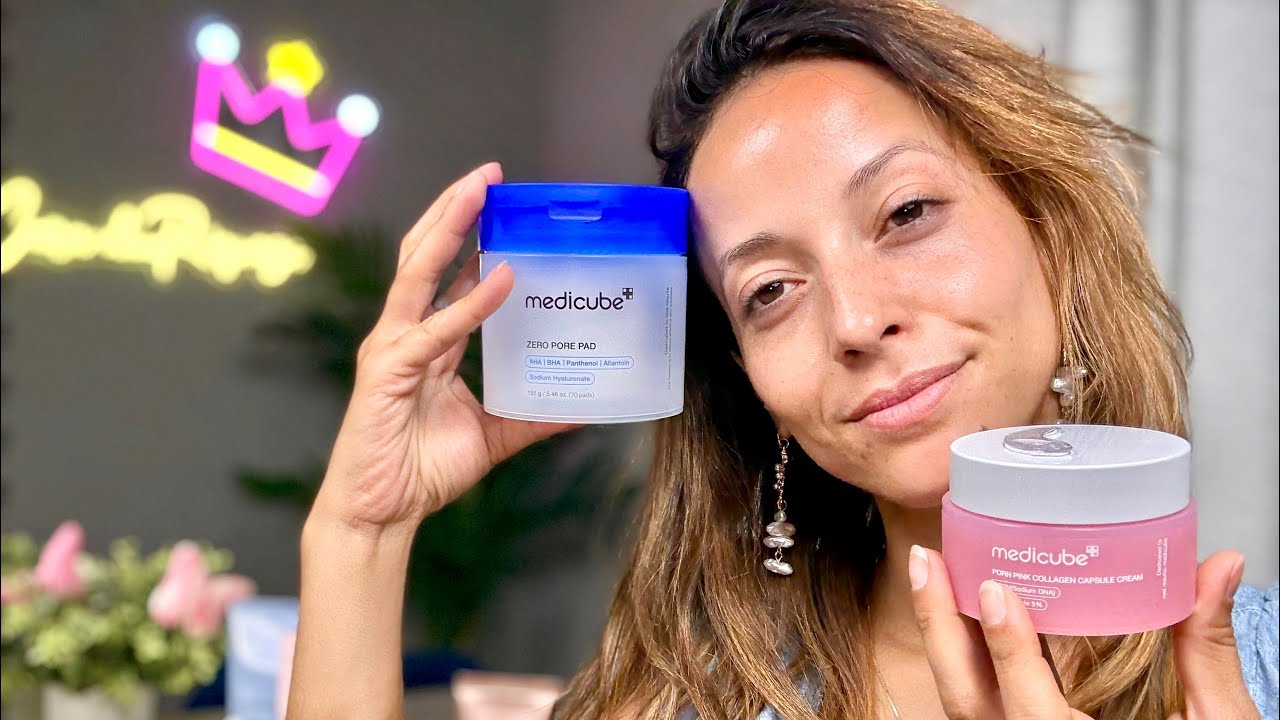 Testei esses produtos coreanos por 1 semana e esse &eacute; o resultado!😱 #medicube #skincare #beauty #pele
