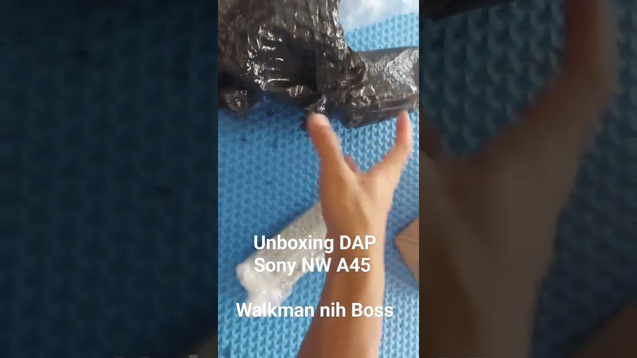 umboxing walkman DAP Sony Seri Nw A45 #kebumen #audiophile #music #newbie #nosonynoparty #walkman