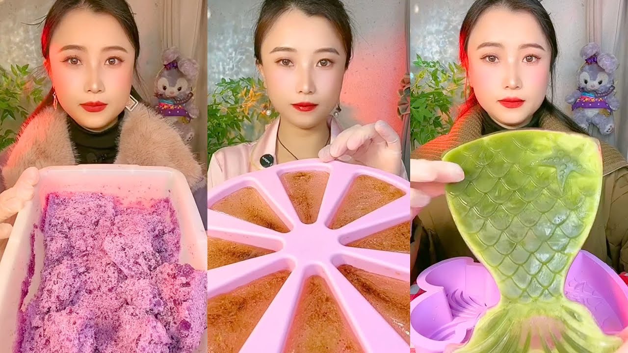 Homemade Chinese Ice Eating ASMR | Soft Frozen Desserts & Snow Ice Sounds #14