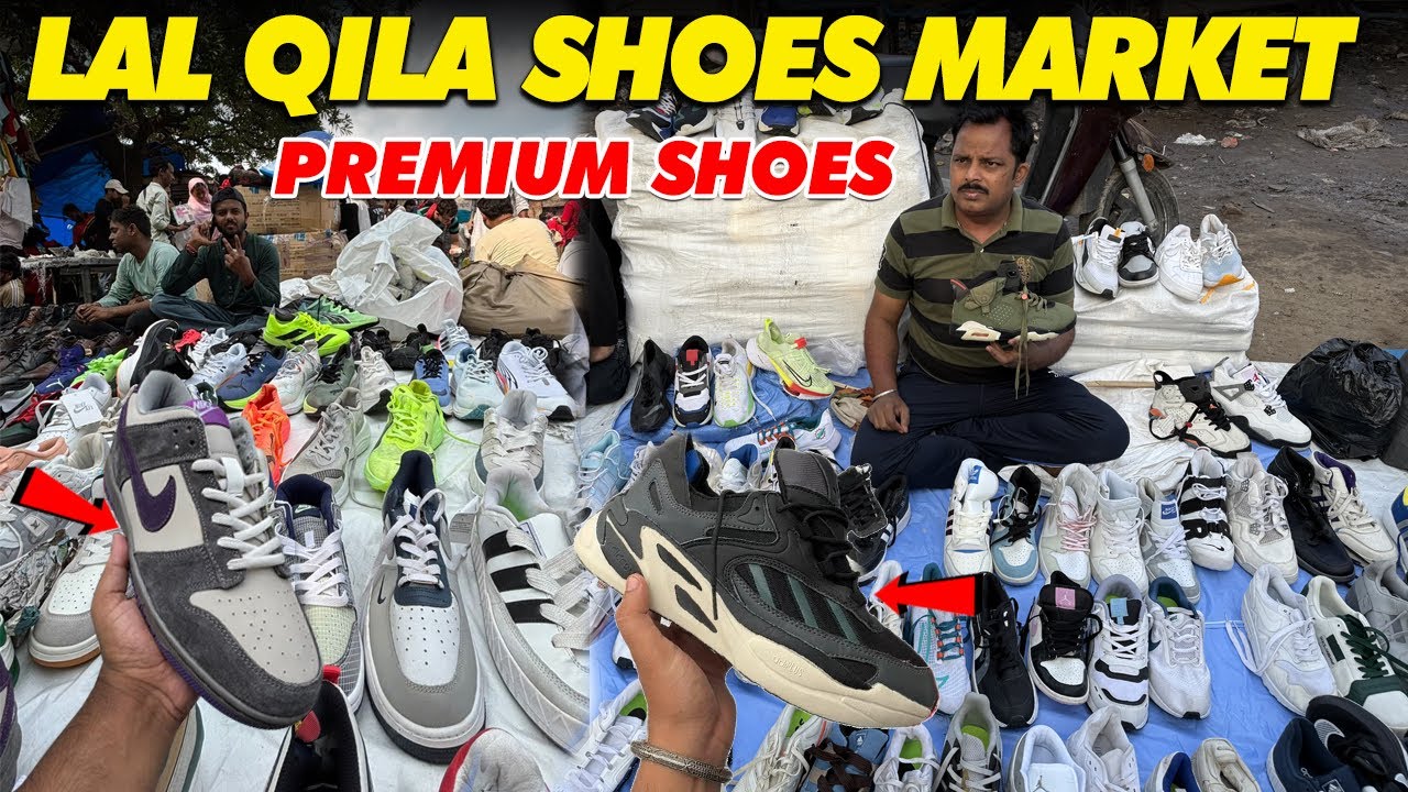 Lal Qila Shoes Market | Jama Masjid Shoes Market | Chor Bazar Sunday Market 