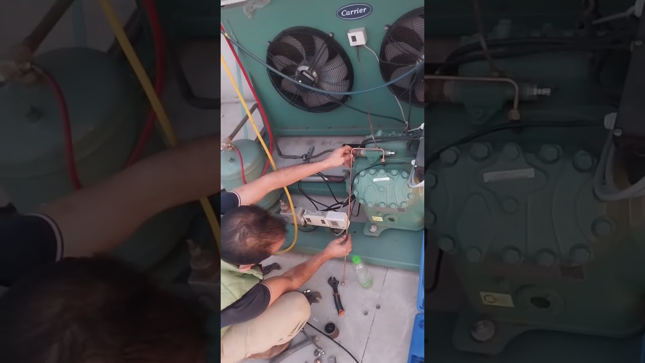 D&eacute;pannage sur un groupe une chambre froide n&eacute;gatif