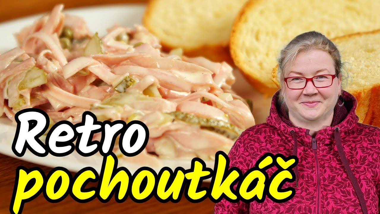 🥳🎉Retro POCHOUTKOVÝ SALÁT dle receptury číslo 50145 československé státní normy pro studenou kuchyni