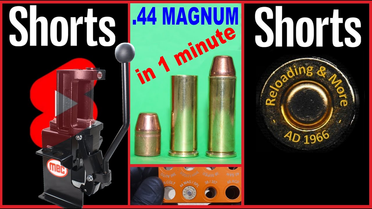 Reloading .44 Magnum ammo in 1 minute with MEC Marksman -   