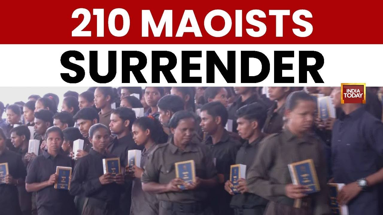 Historic Surrender: 210 Maoists Lay Down Arms In Bastar, Chhattisgarh | Reporter Diary | India Today