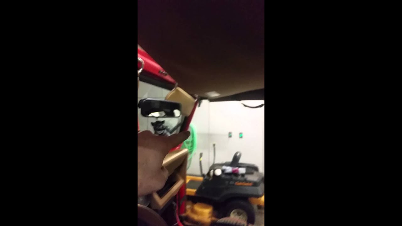 Jeep Wrangler YJ Dash speaker replacement.