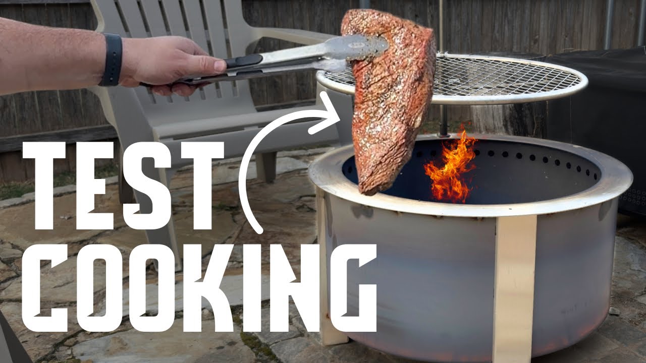 Testing the Breeo X24 Smokeless Fire Pit Using the OUTPOST Grill