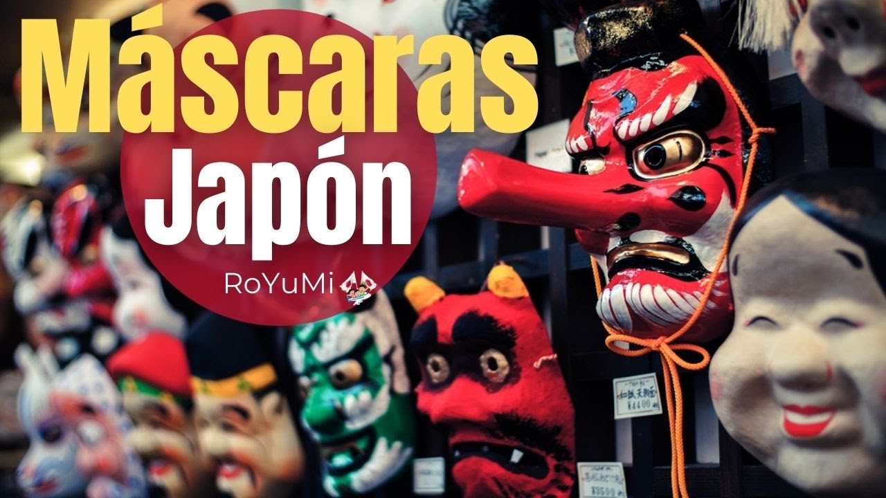 MÁSCARAS TRADICIONALES de JAPON - ¿Qué SIGNIFICAN y CÓMO se usan?