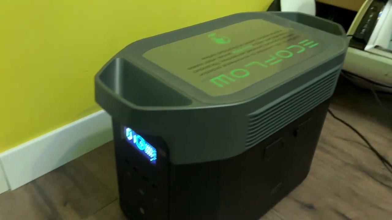 EcoFlow Delta Max 2000, полный разряд и включение в розетку
