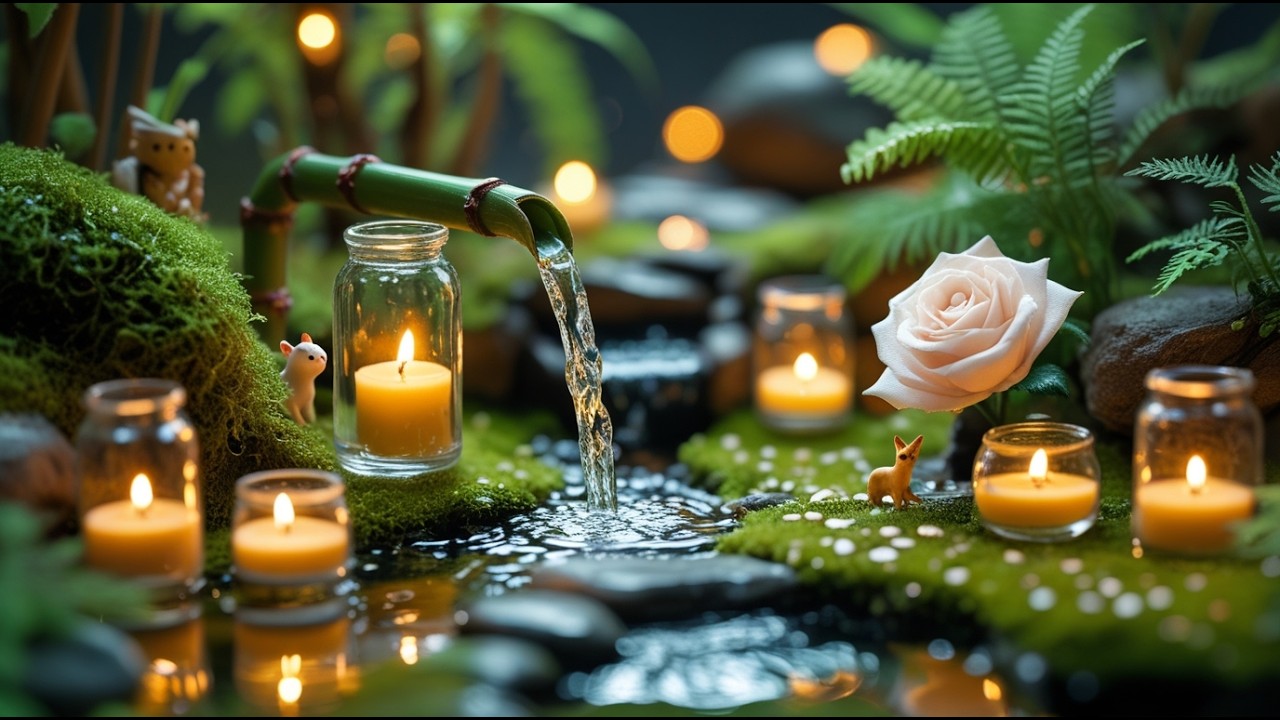 Soothing Relaxing Music & Water Sounds • Healing Of Stress, Anxiety And Depressive States
