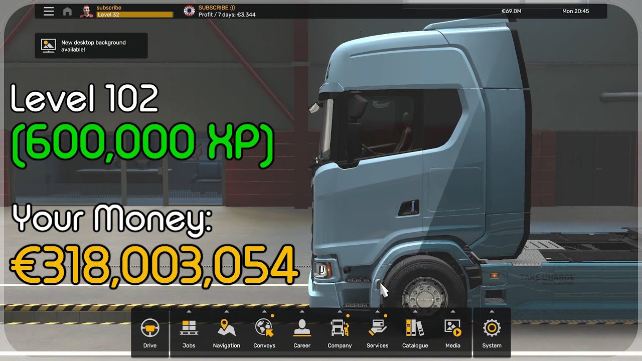 Как обмануть деньги и опыт в Euro Truck Simulator 2 [БЕЗ МОДОВ]