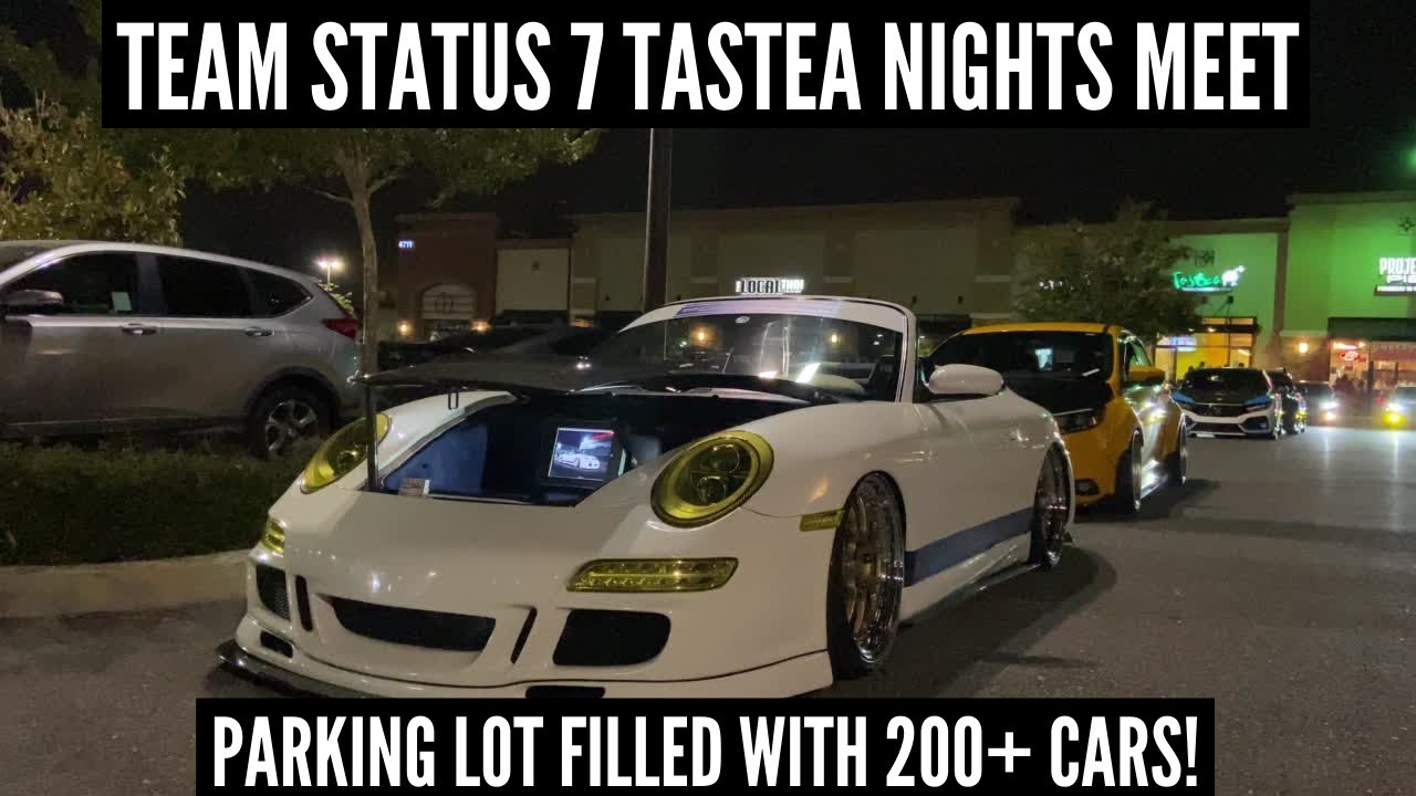TEAM STATUS 7 TASTEA NIGHTS MEET | ABC Garage Rolled Up With SoCal Mazda Alliance!