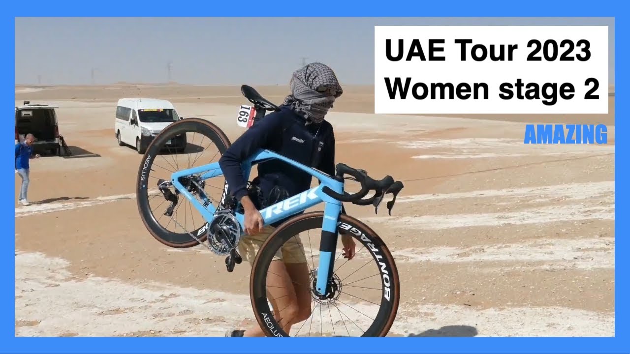 🇦🇪UAE Tour Women | Lorena Wiebes wins windswept second stage at the | 2023 UCI Women&rsquo;s WorldTour