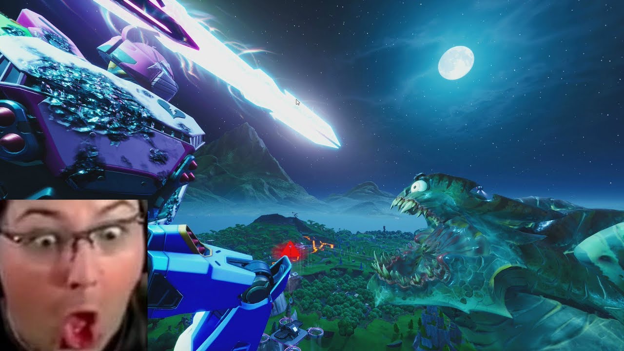 BEST Fortnite Event EVER! - Mecha vs Monster Event Live Reaction - Bear Robot vs Polar Peak Monster