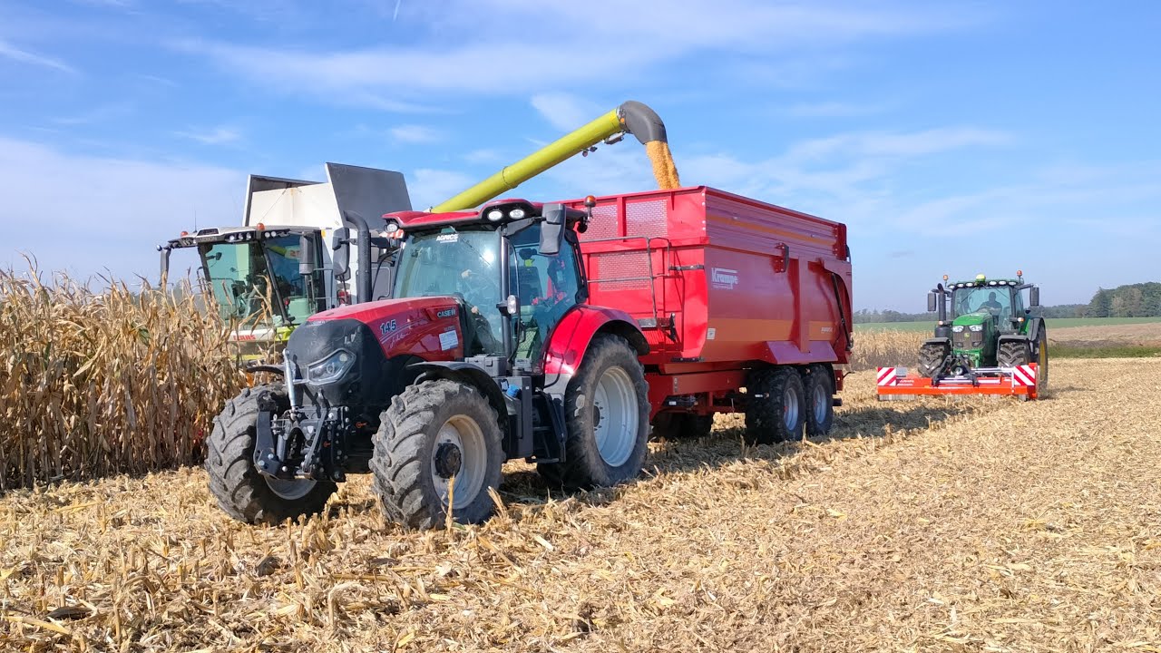 ✩ 🇨🇿 Kukuřice na zrno 2024 ✩ Claas Lexion 6700 ✩ Case IH Maxxum ✩ New Holland T7 ✩ Claas Axion