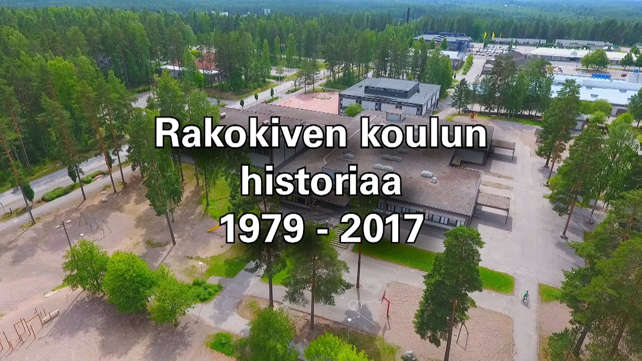 Rakokiven koulun historiaa 1979 - 2017