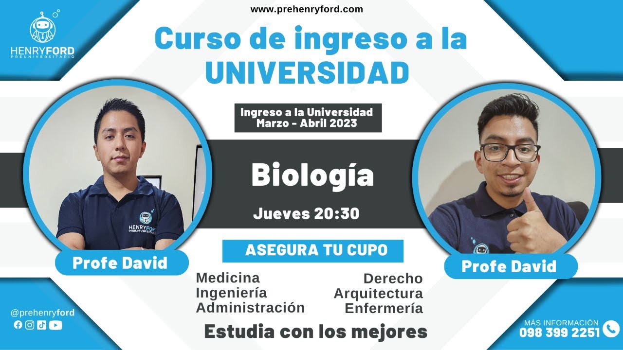✅Curso ingreso a la Universidades 2023 | Biología #Clase 6