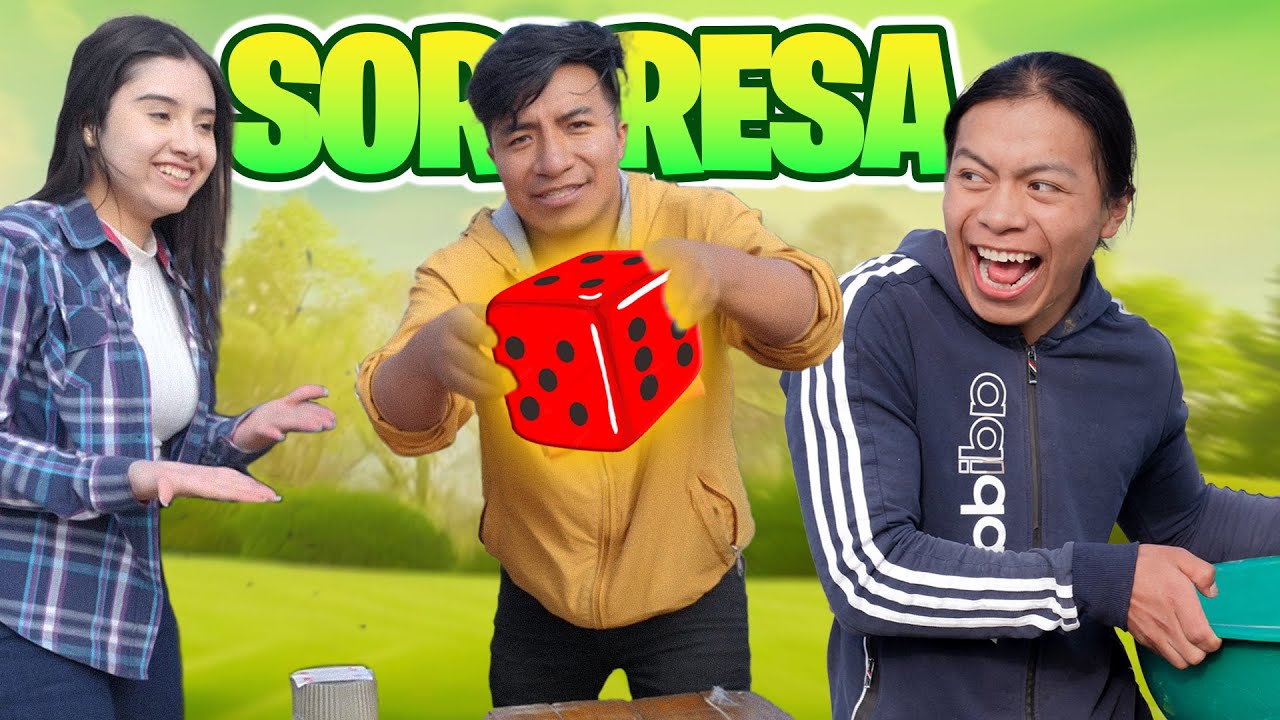 LANZAMOS UN DADO GIGANTE Y CUMPLIMOS RETOS EXTEMOS