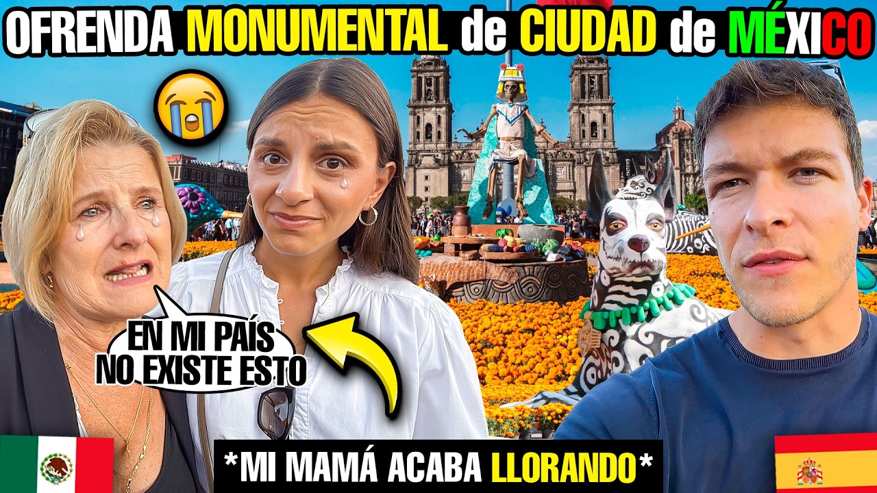 🇷🇴MI MAM&Aacute; ACABA LLLORANDO por la *OFRENDA MONUMENTAL* de M&eacute;xico😭🇲🇽
