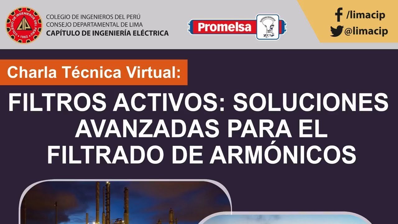 Charla técnica virtual: Filtros activos: soluciones avanzadas para el filtrado de armónicos.