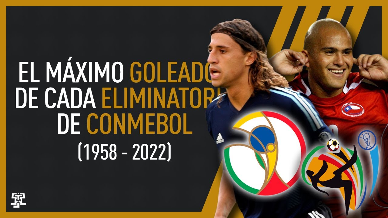 El MÁXIMO GOLEADOR de CADA ELIMINATORIA SUDAMERICANA (1958-2022)