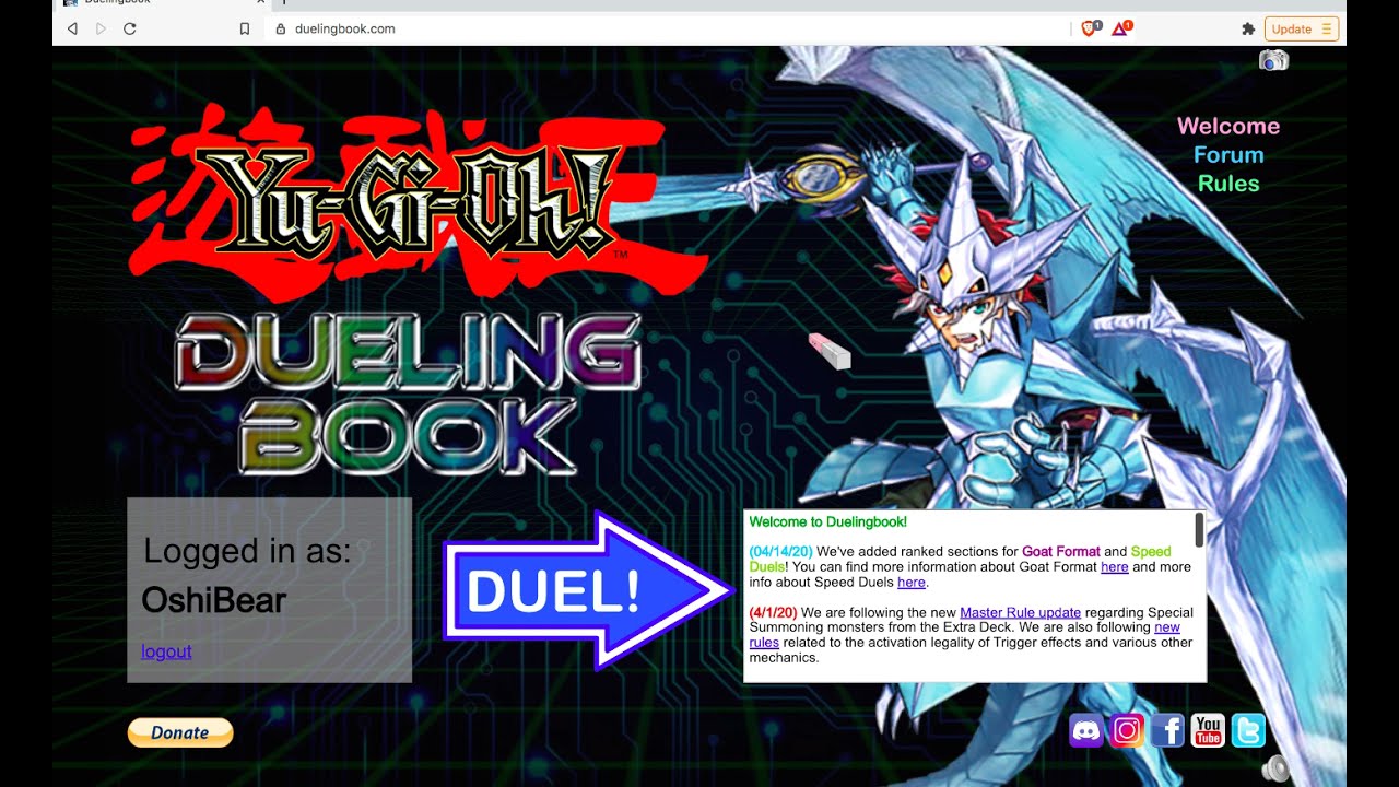How to Make and Use CUSTOM CARDS in DuelingBook!