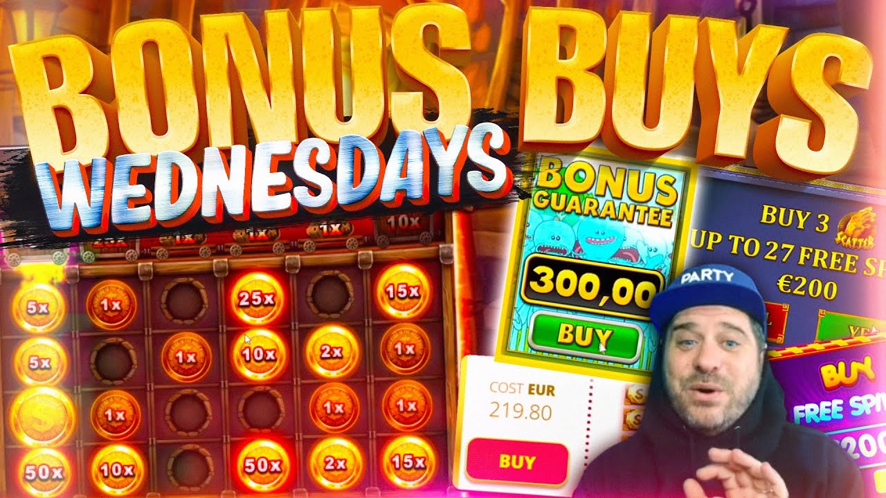BONUS BUY WEDNESDAY! 49 Online Slot Bonuses!