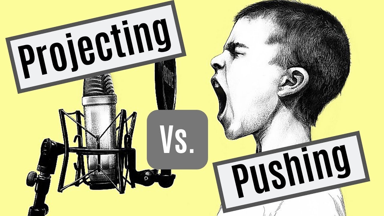 Projecting Vs.  Pushing | Vocal Strain or Support?| Singing Loud