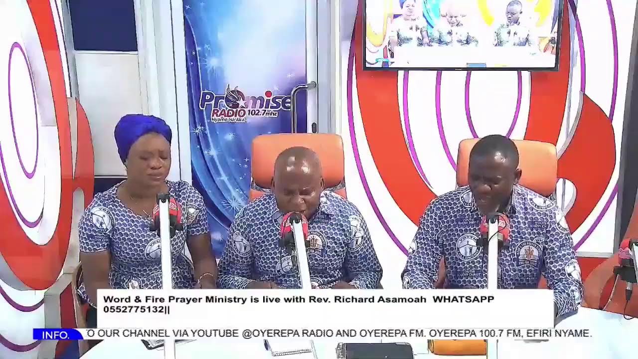 Word & Fire Prayer Ministry is live with Rev. Richard Asamoah WHATSAPP 0552775132||04-03-2026