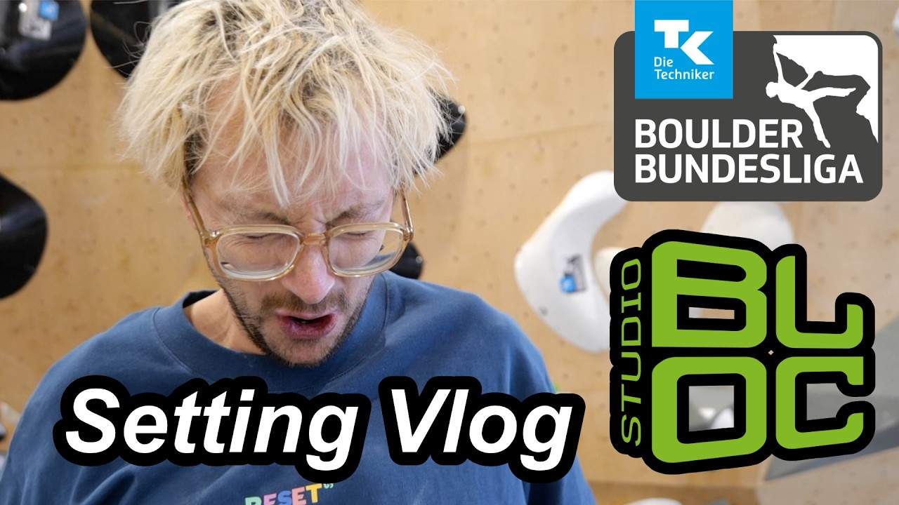 Boulder Bundesliga at Studio Bloc Wiesbaden - Route setting Vlog