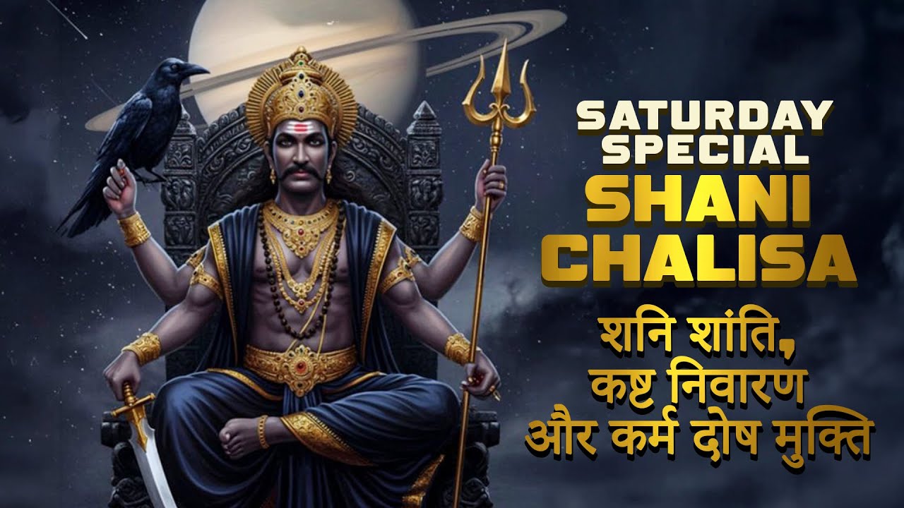 Saturday Special Shani Chalisa 🙏 | शनि शांति, कष्ट निवारण और कर्म दोष मुक्त