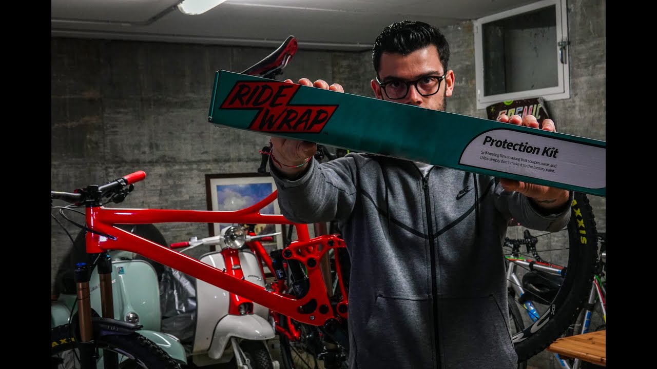 Proteggiamo la bici con RIDE WRAP - Tutorial applicazione MTB