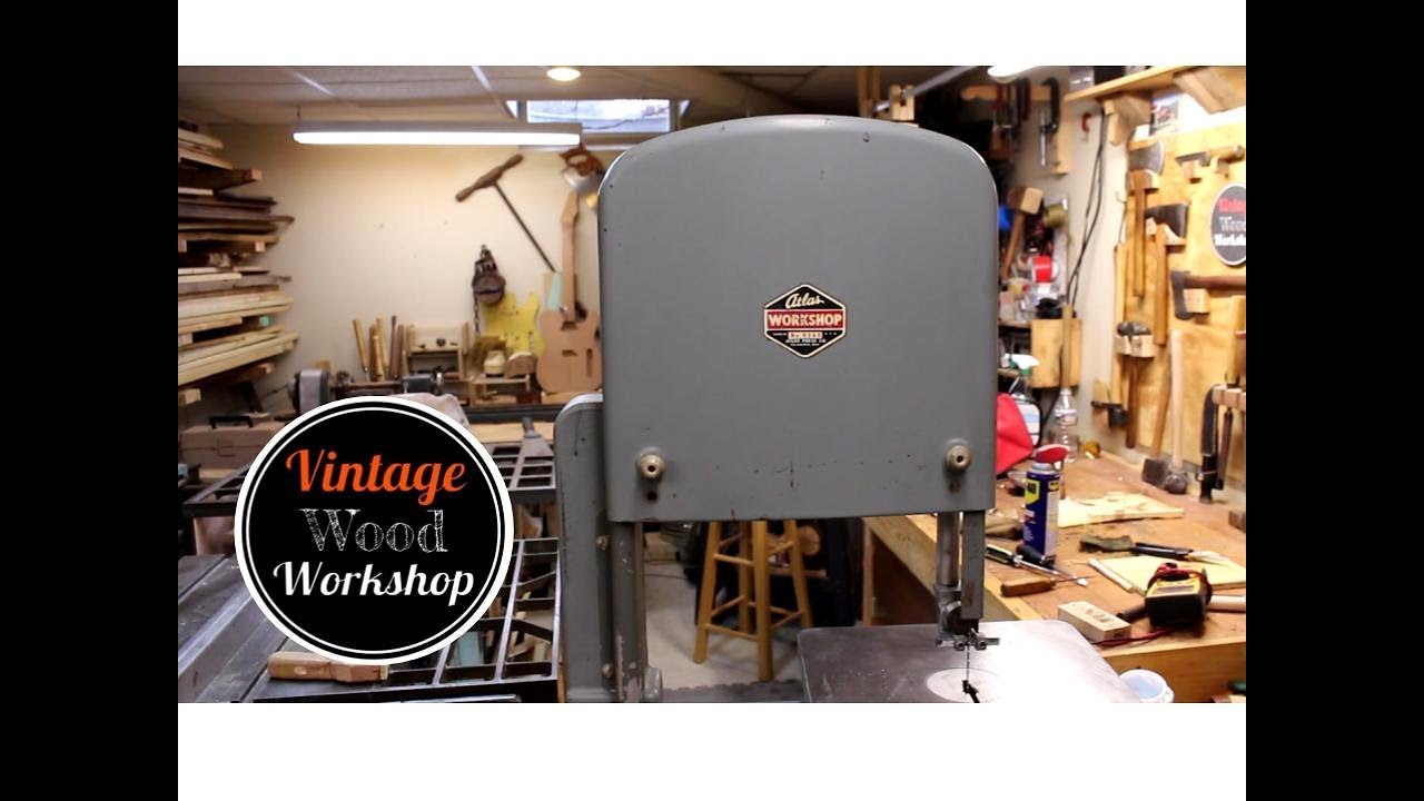 Saving a Rare 1950s Atlas Band Saw Model 9360- Partial Restoration and Tune-up