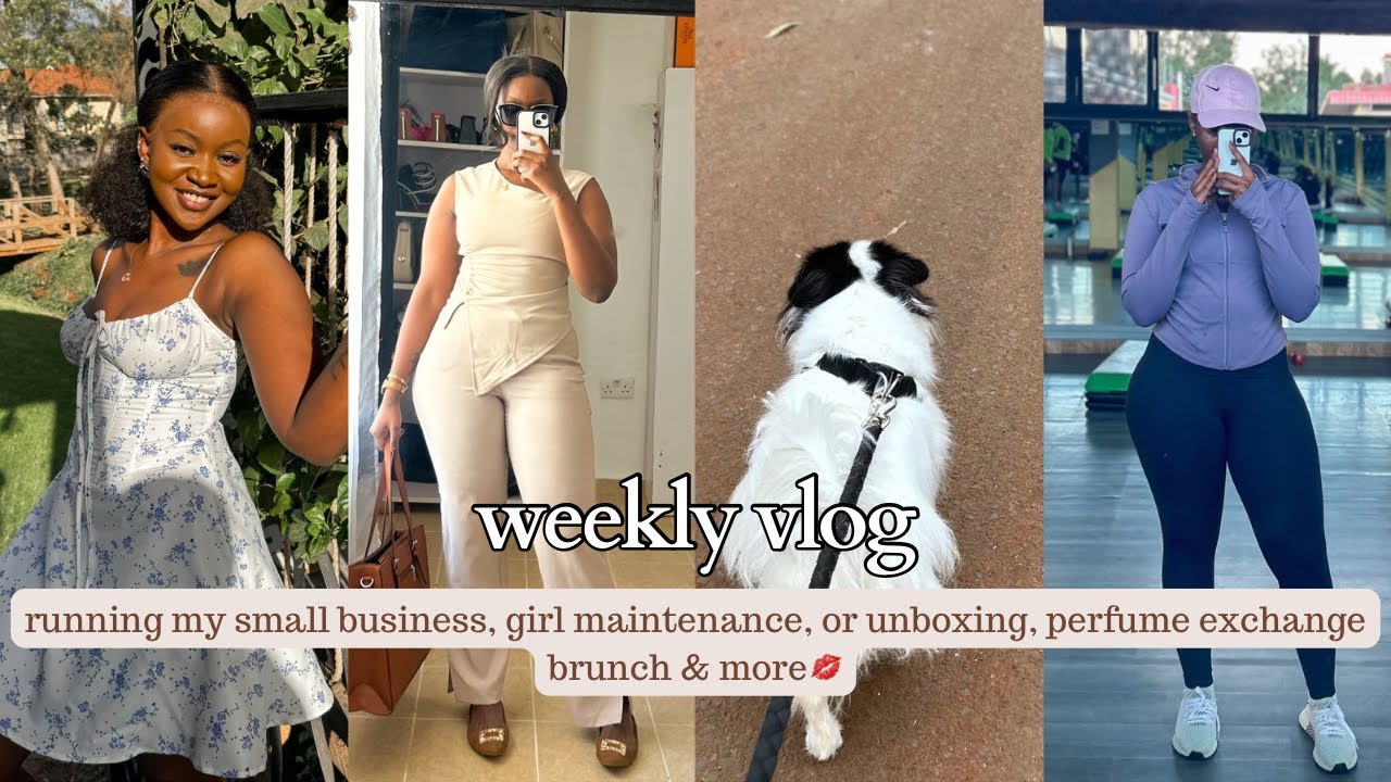 Weekly vlog || running my small business, girl maintenance, perfume exchange brunch and more 💕