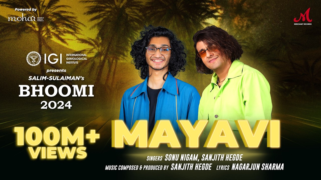 Mayavi ಮಾಯಾವಿ | Sonu Nigam | Sanjith Hegde | Nagarjun Sharma | Bhoomi 2024 | Merchant Records