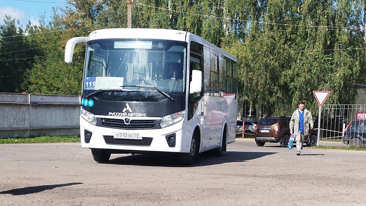 Автобус №105 (Киреевск). Автостанция - Брусяновский - Автостанция
