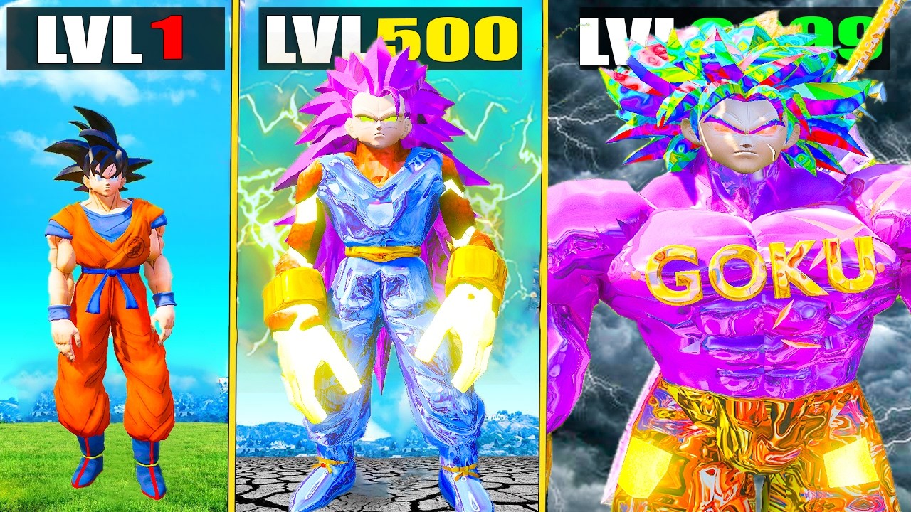 Level 1 to Level 1,000,000,0000 GOKU in GTA 5