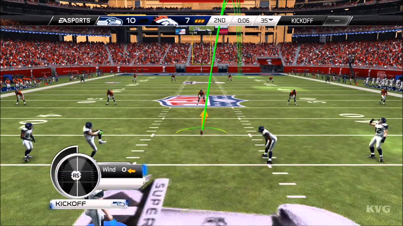 Madden NFL 15 - Seattle Seahawks vs Denver Broncos | Super Bowl Gameplay [HD]