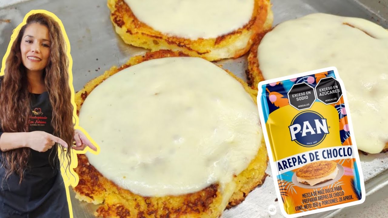 Cómo preparar AREPAS DE CHOCLO/CHOCOLO con harina PAN🌽