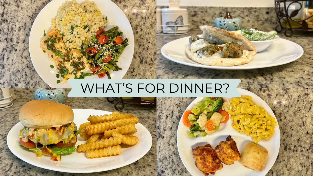 WHAT’S FOR DINNER? | EASY & BUDGET FRIENDLY | REALISTIC WEEKNIGHT MEALS | DINNER INSPIRATION