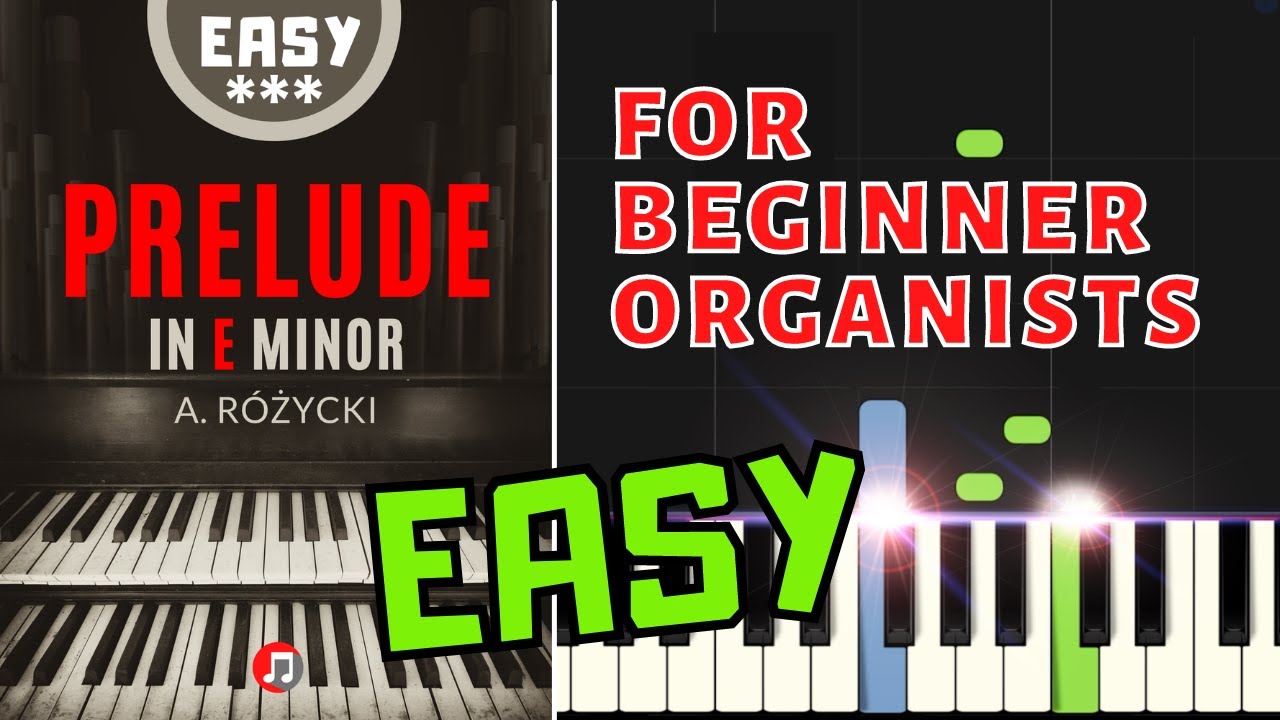 Prelude in E Minor I R&oacute;życki I Easy Church Organ Tutorial for Beginner Organists Sheet Music Nuty