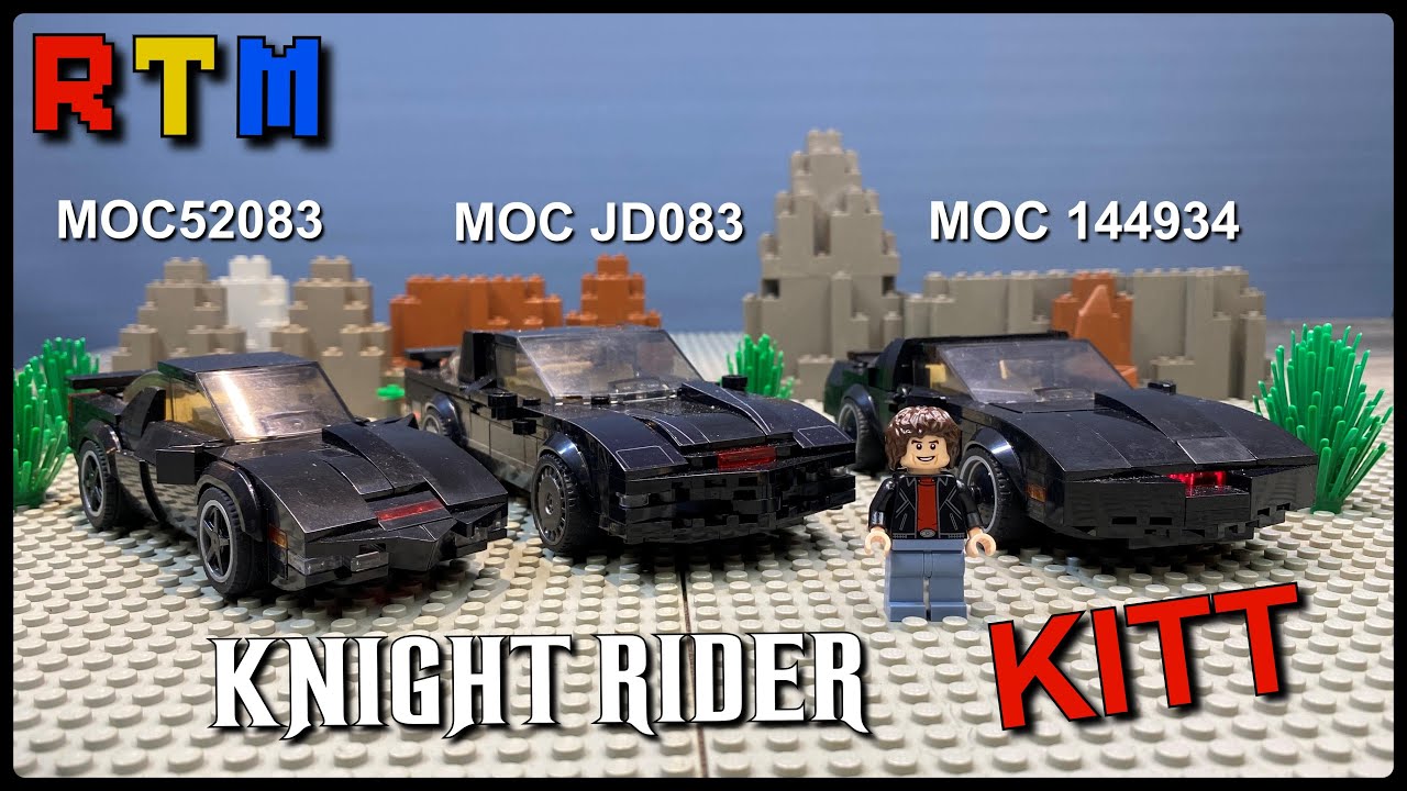 KNIGHT RIDER KITT LEGO ALTERNATIVE BRICKS MOC JD083 BUILD AND COMPLETE OVERVIEW Part 3