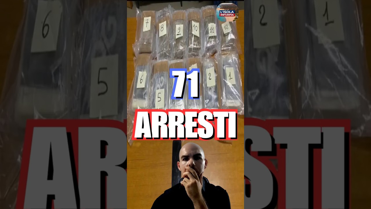 Sardegna: 71 Arresti Sconvolgono il Mondo del Narcos