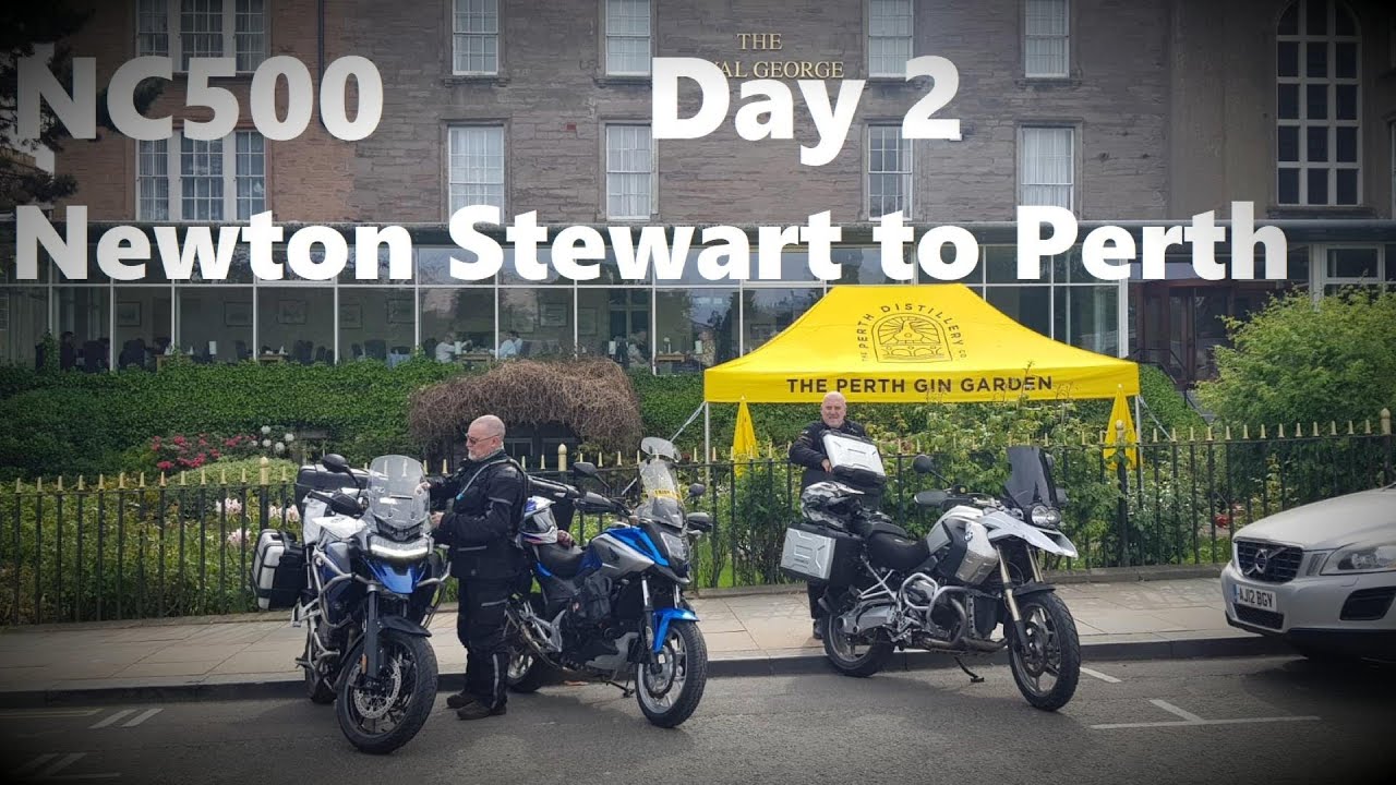 Sun 28th  Day 2 - Newton Stewart to Perth