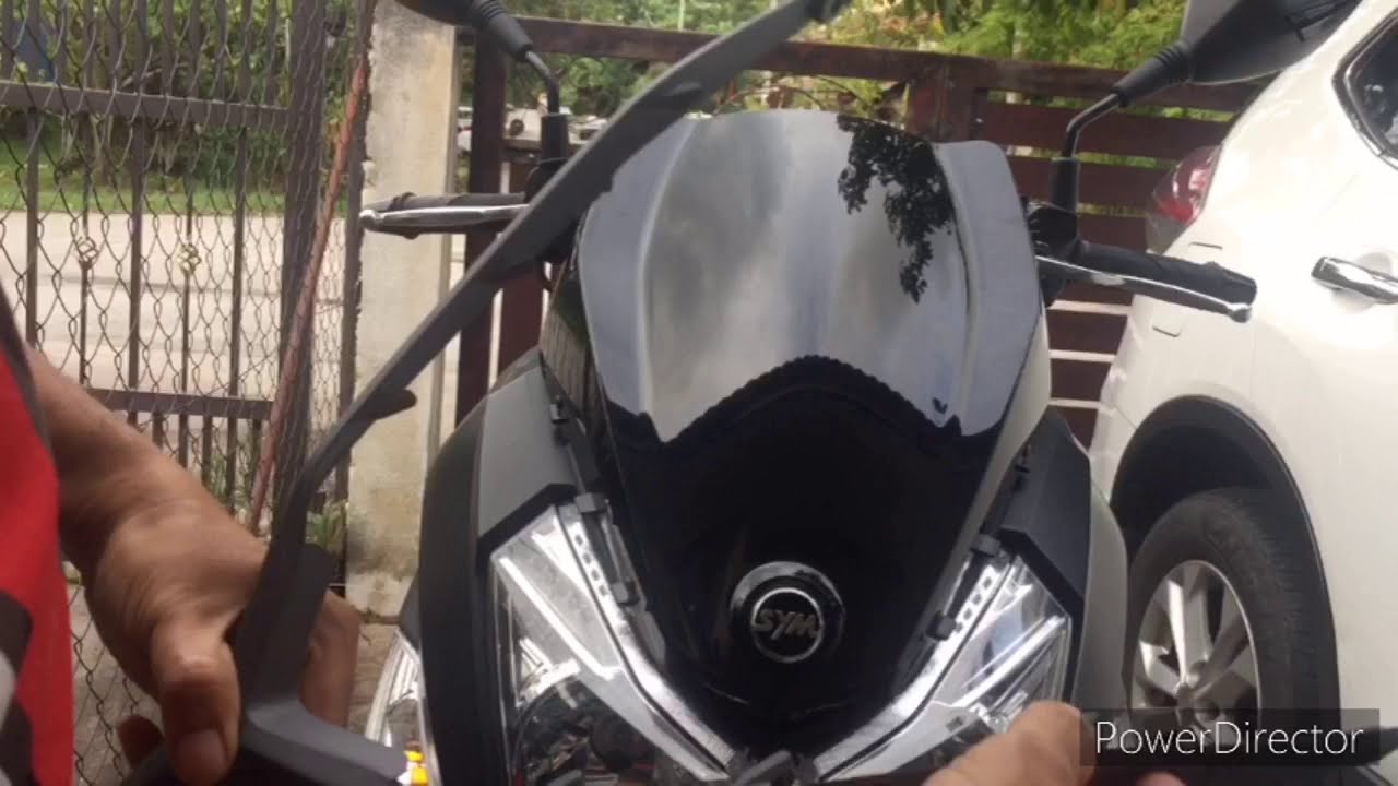 sym jet14 200 windshield part 2