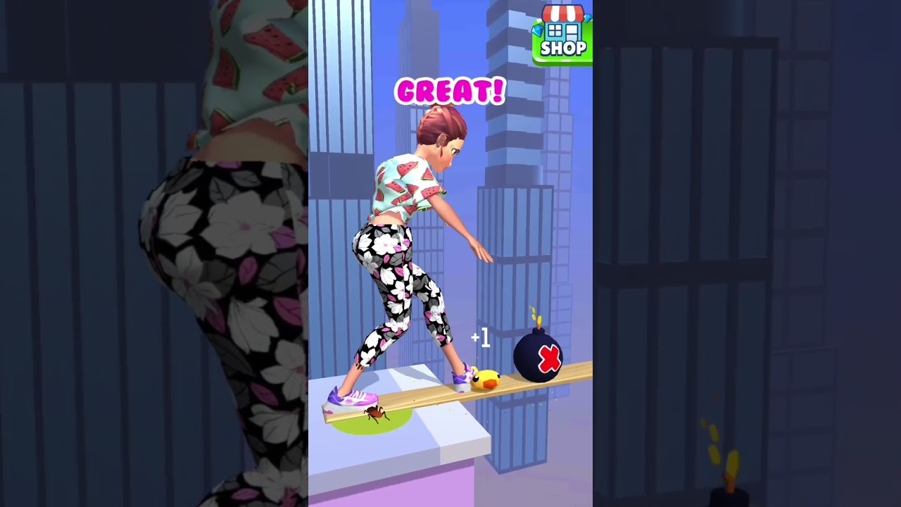 ASMR Tippy Toe 3D #shorts #gameplay #asmrtippytoe #tippytoe #tippytoe3d #44