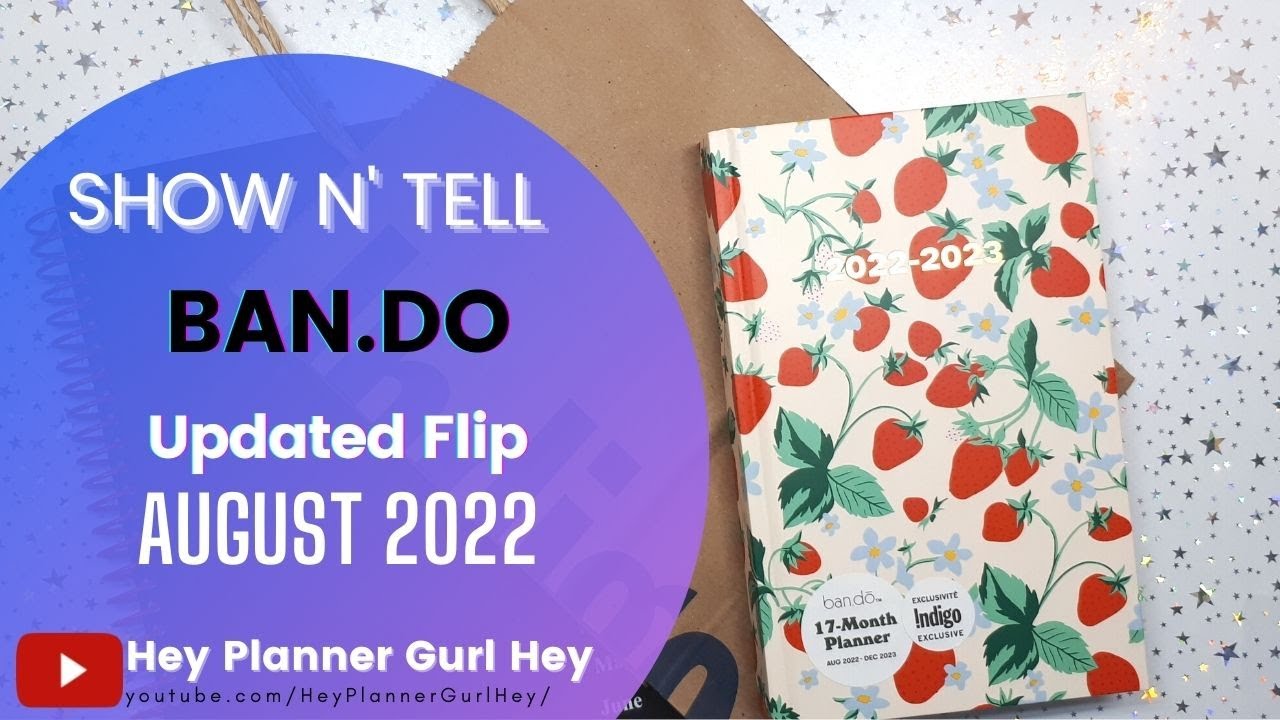 💜 Ban.Do - UPDATED FLIP - Academic Planner 2022