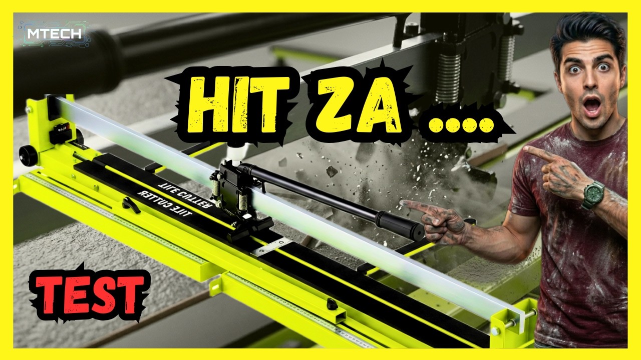 ✅ TEST - Czy warto wydać kasę ?! Maszynka do cięcia płytek 120 cm Tile Cutter - moja opinia